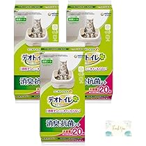 デオトイレ　消臭抗菌シート　20枚×6袋計120枚　猫用ペットシートトイレシート デオトイレ』消臭・抗菌シート大容量20枚入新発売｜2018年